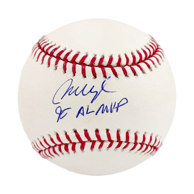Mo Vaughn Signed 95 AL MVP Inscription Rawlings Official Major League Baseball (JSA)