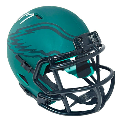 Michael Vick Signed Philadelphia Eagles Rave Mini Football Helmet (JSA)