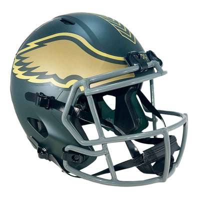 Michael Vick Signed Philadelphia Eagles Salute to Service 2025 Full-Size Replica Football Helmet (Beckett)