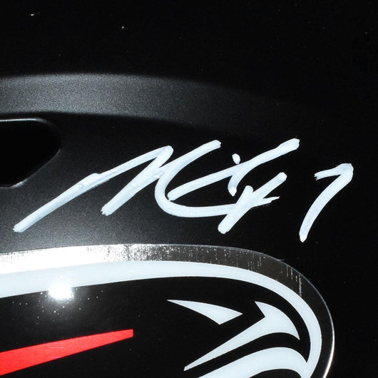 Michael Vick Signed Atlanta Falcons Speed Full-Size Replica Black Football Helmet (BECKETT )