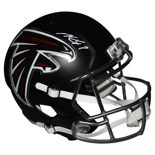 Michael Vick Signed Atlanta Falcons Speed Full-Size Replica Black Football Helmet (BECKETT )