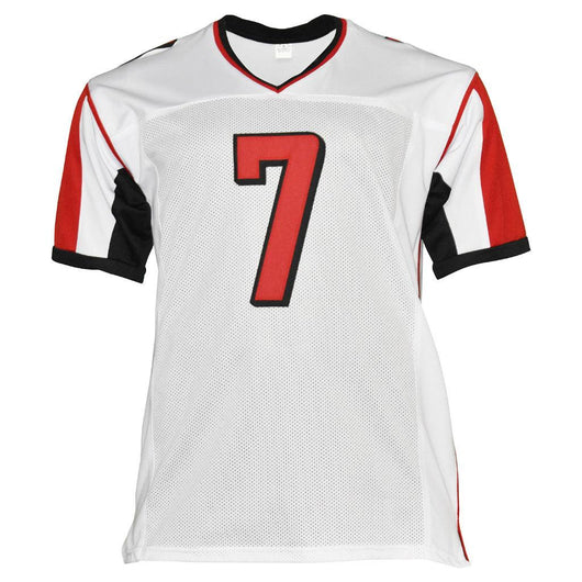 Michael Vick Signed Atlanta White Football Jersey (Beckett)