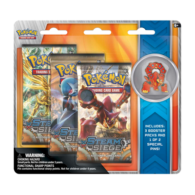 XY: Steam Siege - Collectible Pin 3 Pack Blister [Volcanion]