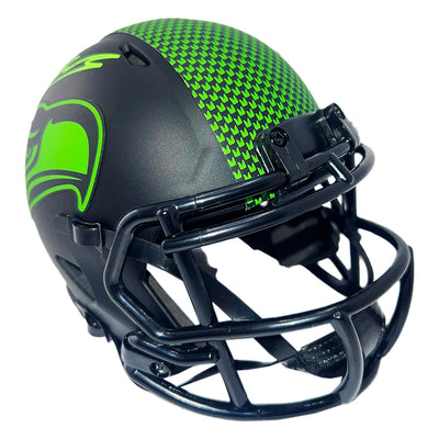 Kenneth Walker III Signed Seattle Seahawks Eclipse Mini Football Helmet (Beckett)