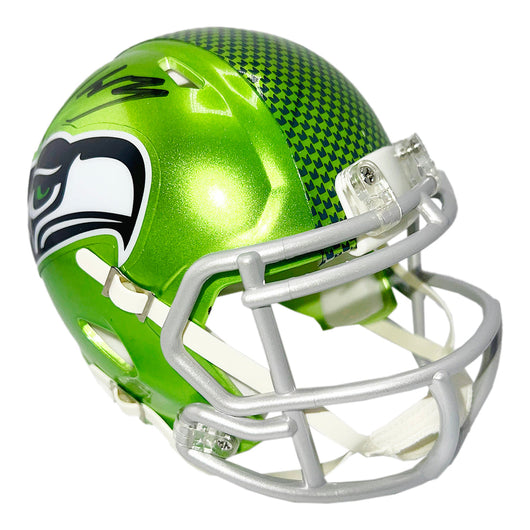 Kenneth Walker III Signed Seattle Seahawks Flash Speed Mini Football Helmet (Beckett)