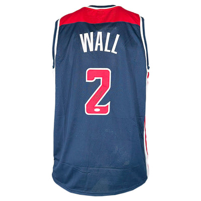 John Wall Signed Washington Blue Basketball Jersey (JSA)
