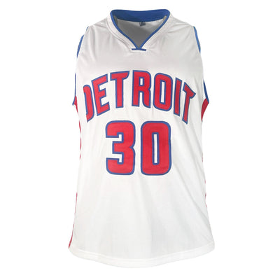 Rasheed Wallace Signed Detroit White Basketball Jersey (Beckett)