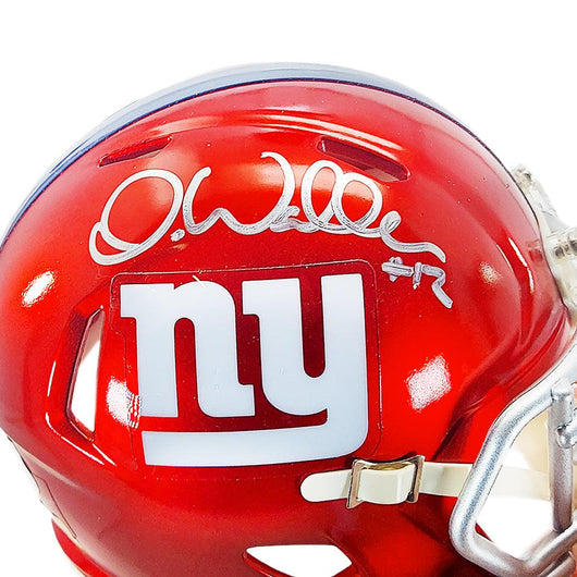 Darren Waller Signed New York Giants Flash Speed Mini Football Helmet (JSA)