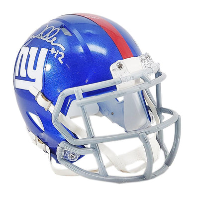Darren Waller Signed New York Giants Speed Mini Football Helmet (JSA)