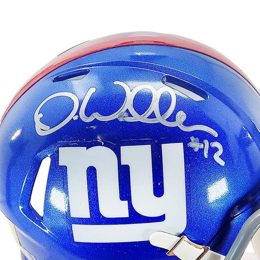 Darren Waller Signed New York Giants Speed Mini Football Helmet (JSA)