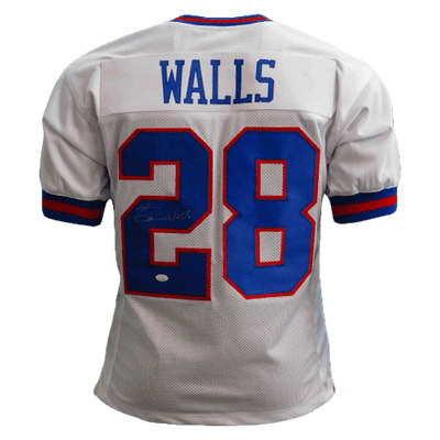 Everson Walls Signed New York White Football Jersey (JSA)