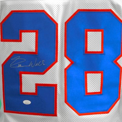 Everson Walls Signed New York White Football Jersey (JSA)