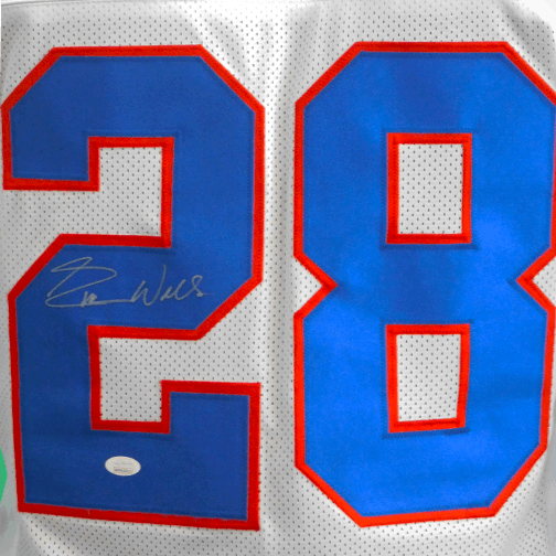 Everson Walls Signed New York White Football Jersey (JSA)