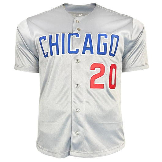 Jerome Walton Signed 1989 NL ROY Inscription Chicago Grey Baseball Jersey (JSA)