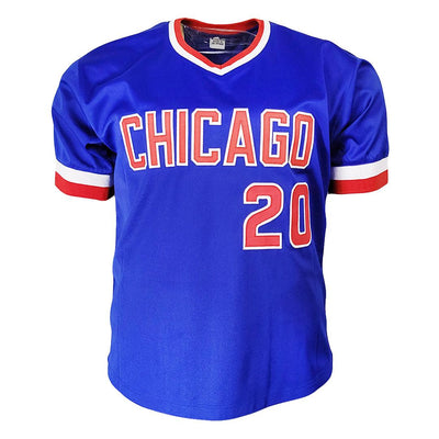 Jerome Walton Signed 1989 NL ROY Inscription Chicago Royal Blue Baseball Jersey (JSA)