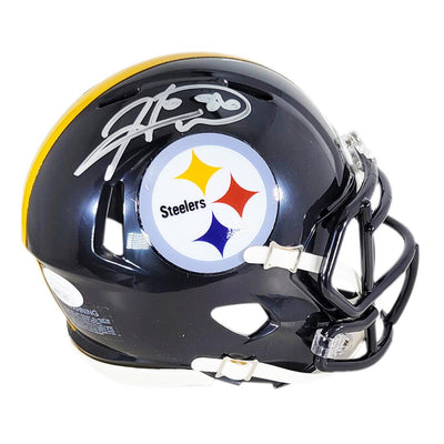 Hines Ward Signed Pittsburgh Steelers Speed Mini Football Helmet (JSA)