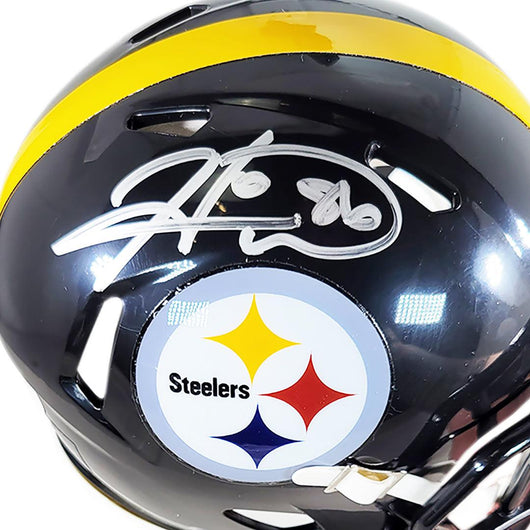 Hines Ward Signed Pittsburgh Steelers Speed Mini Football Helmet (JSA)