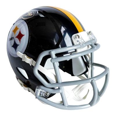 Hines Ward Signed Pittsburgh Steelers Throwback 63-76 Speed Mini Football Helmet (JSA)
