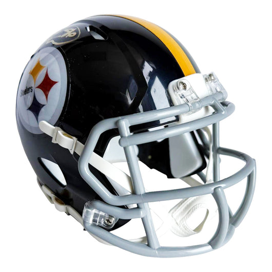 Hines Ward Signed Pittsburgh Steelers Throwback 63-76 Speed Mini Football Helmet (JSA)