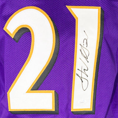 Ladarius Webb Signed Baltimore Purple Football Jersey (JSA)