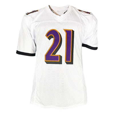 Ladarius Webb Signed Baltimore White Football Jersey (JSA)