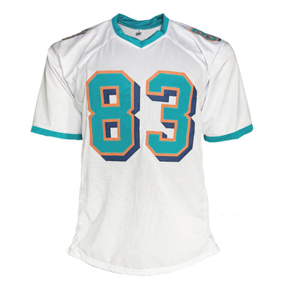 Wes Welker Signed Miami White Football Jersey (JSA)