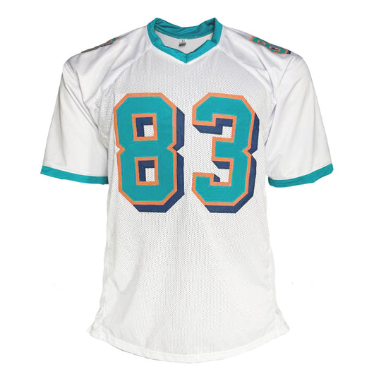 Wes Welker Signed Miami White Football Jersey (JSA)