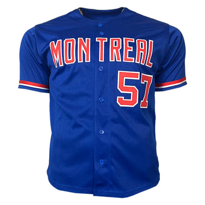 John Wetteland Signed Montreal Blue Royal Baseball Jersey (JSA)