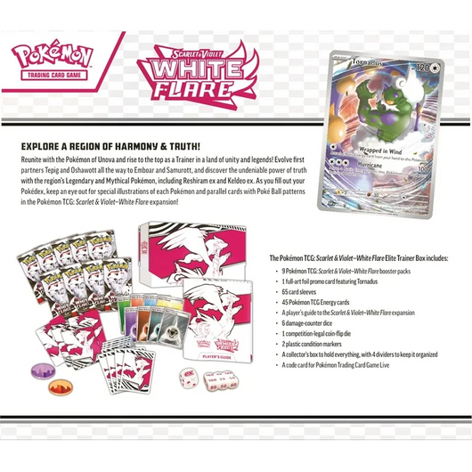 White Flare Elite Trainer Box (Black Bolt & White Flare)