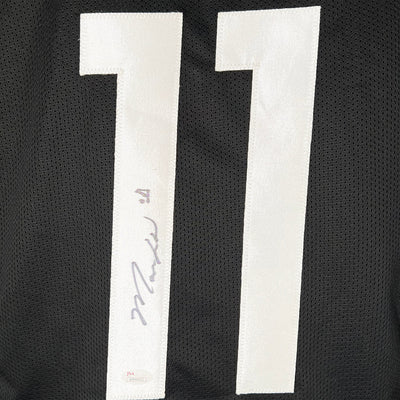 Markus Wheaton Signed Pittsburgh Black Football Jersey (JSA)