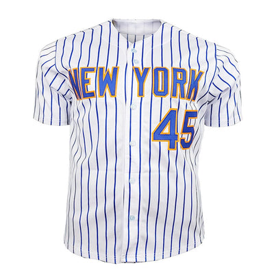 Zack Wheeler Signed New York Pinstripe Baseball Jersey (JSA)