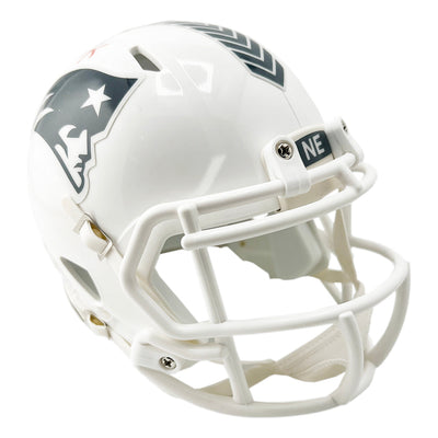 Vince Wilfork Signed New England Patriots Salute to Service 2024 Mini Football Helmet (Beckett)