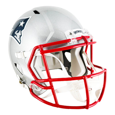 Vince Wilfork Signed New England Patriots Speed Full-Size Replica Football Helmet (JSA)