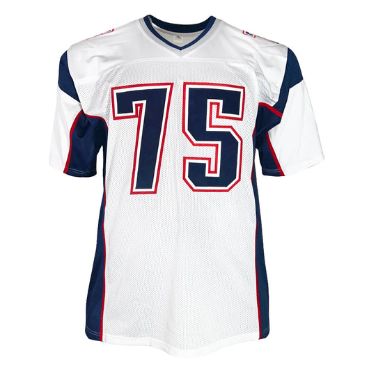 Vince Wilfork Signed New England White Football Jersey (JSA)