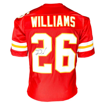 Damien Williams Signed Kansas City Red Football Jersey (JSA)