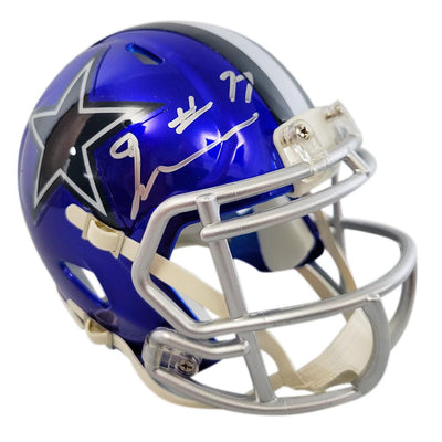 Erik Williams Signed Dallas Cowboys Flash Speed Mini Replica Football Helmet (JSA)