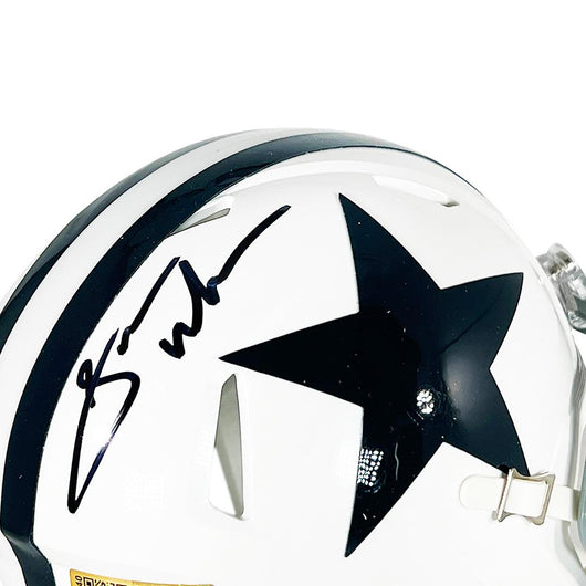 Sam Williams Signed Dallas Cowboys Throwback 1960-63 Speed Mini Football Helmet (JSA)