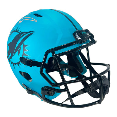 Ricky Williams Signed Miami Dolphins Rave Full-Size Replica Football Helmet (Beckett)
