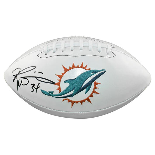 Ricky Williams Signed Miami Dolphins Official NFL Team Logo Football (JSA)