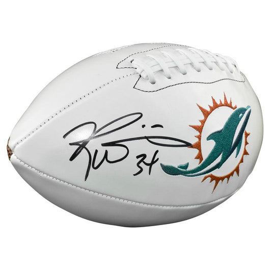 Ricky Williams Signed Miami Dolphins Official NFL Team Logo Football (JSA)