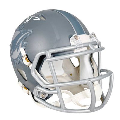Ricky Williams Signed Miami Dolphins Slate Alternate Speed Mini Football Helmet (JSA)