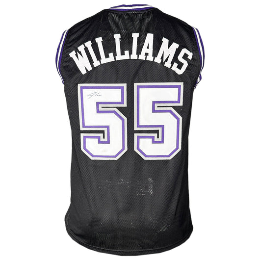Jason Williams Signed Sacramento Black Basketball Jersey (JSA)