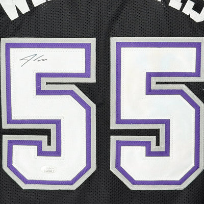 Jason Williams Signed Sacramento Black Basketball Jersey (JSA)