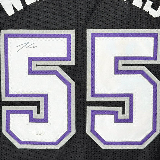 Jason Williams Signed Sacramento Black Basketball Jersey (JSA)