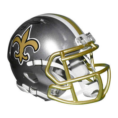 Ricky Williams Signed New Orleans Saints Flash Speed Mini Replica Football Helmet (JSA)