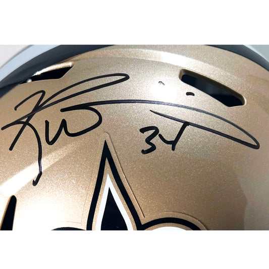 Ricky Williams Signed New Orleans Saints Speed Full-Size Replica Football Helmet (Beckett)