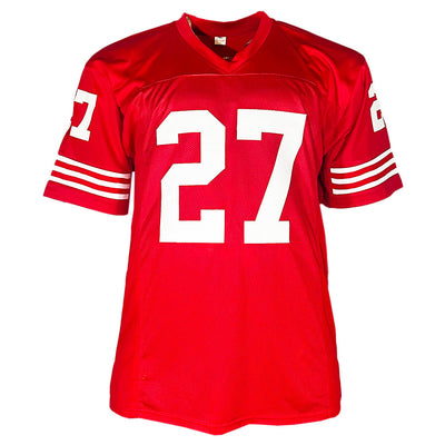 Carlton Williamson Signed San Francisco Red Football Jersey (JSA)