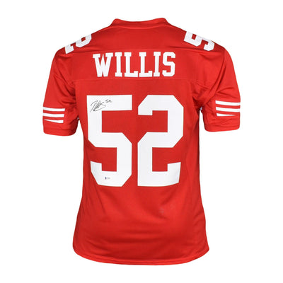 Patrick Willis Signed Pro-Edition Red Football Jersey (JSA)