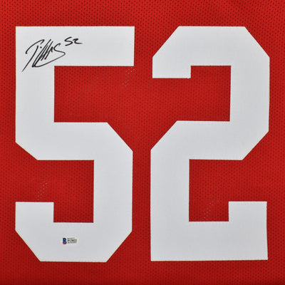 Patrick Willis Signed Pro-Edition Red Football Jersey (JSA)