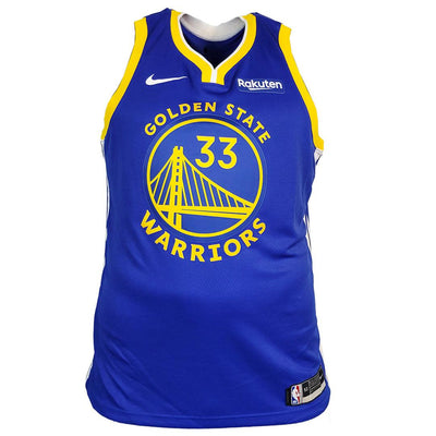 James Wiseman Signed 2020 #2 Pick Inscription Warriors Nike Jersey (Beckett)